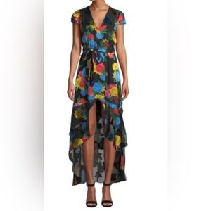 Alice and Olivia, Erika Hi-Low floral maxi dress